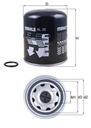 Air Dryer Cartridge, compressed-air system AL35_0