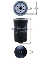 Degalų filtras KNECHT KC226_2