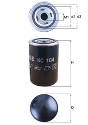 MAHLE Kütusefilter KC184_2