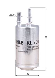 Filtr paliwa KL705_2