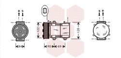 Compressor, air conditioning WEZ1800K352