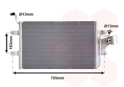 Air conditioning condenser WEZ58005181