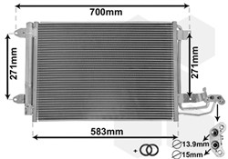 Air conditioning condenser WEZ58005209