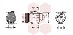 Kompresors, Gaisa kond. sistēma VAN WEZEL WEZ5900K029_0