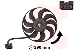 Fan, engine cooling WEZ5888745
