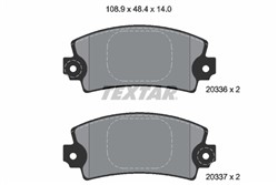 Brake Pad Set, disc brake 2033602_0