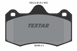 Brake Pad Set, disc brake 2034501