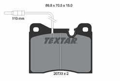 Brake Pad Set, disc brake 2073302_0