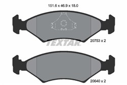 Brake Pad Set, disc brake 2075303