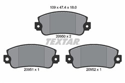 Brake Pad Set, disc brake 2095006
