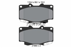 Brake Pad Set, disc brake 2168001