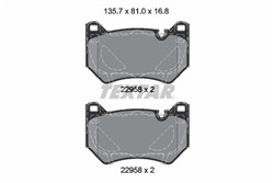 Brake Pad Set, disc brake 2295801