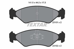 Brake Pad Set, disc brake 2310101