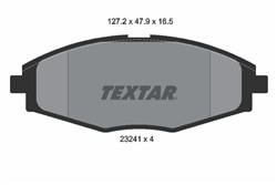 Piduriklotsi komplekt TEXTAR 2324102
