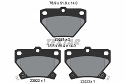 Brake Pad Set, disc brake 2352101