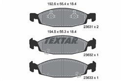 Brake Pad Set, disc brake 2363101