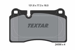 Piduriklotsi komplekt TEXTAR 2409803