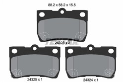 Brake Pad Set, disc brake 2432301_2