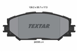 Piduriklotsi komplekt TEXTAR 2433601