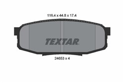 TEXTAR Piduriklotside komplekt, ketaspidur 2465301_2