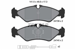 Brake Pad Set, disc brake 2473901