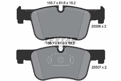 Brake Pad Set, disc brake 2550601_0