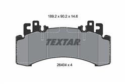 Piduriklotsi komplekt TEXTAR 2640401