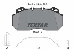 Brake Pad Set, disc brake 29090 282 1 4 3CC T3016_3