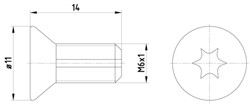 Болт кріплення гальмівного диска TEXTAR TPM0012