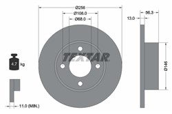 Bremžu disks TEXTAR 92057800 (pārdošanas vienība - 1 gab.)_0