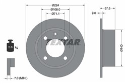 Bremžu disks TEXTAR 92059700 (pārdošanas vienība - 1 gab.)_2