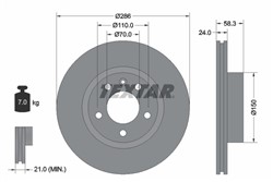 Bremžu disks TEXTAR 92066903 (pārdošanas vienība - 1 gab.)_2
