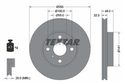 Bremžu disks TEXTAR 92077203 (pārdošanas vienība - 1 gab.)_0