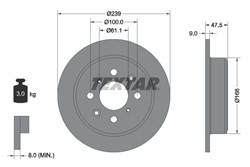 Bremžu disks TEXTAR 92077903 (pārdošanas vienība - 1 gab.)_0