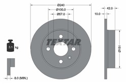 Bremžu disks TEXTAR 92092003 (pārdošanas vienība - 1 gab.)_2