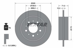 Bremžu disks TEXTAR 92097800 (pārdošanas vienība - 1 gab.)_2