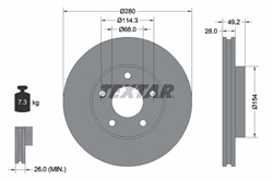 Bremžu disks TEXTAR 92109403 (pārdošanas vienība - 1 gab.)_2