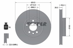 Bremžu disks TEXTAR 92109905 (pārdošanas vienība - 1 gab.)_0