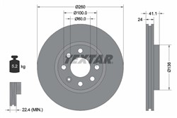 Bremžu disks TEXTAR 92111103 (pārdošanas vienība - 1 gab.)_2