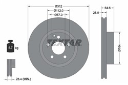 Bremžu disks TEXTAR 92115305 (pārdošanas vienība - 1 gab.)_0