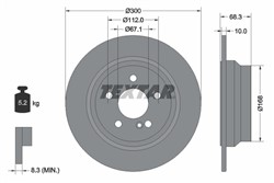 Bremžu disks TEXTAR 92115405 (pārdošanas vienība - 1 gab.)_2