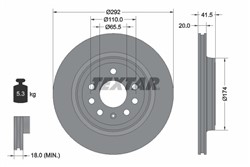 Bremžu disks TEXTAR 92118403 (pārdošanas vienība - 1 gab.)_2