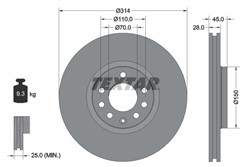Bremžu disks TEXTAR 92118803 (pārdošanas vienība - 1 gab.)_2