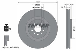 Brake disc 92119600