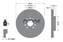Bremžu disks TEXTAR 92120505 (pārdošanas vienība - 1 gab.)_2