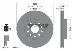 Bremžu disks TEXTAR 92120805 (pārdošanas vienība - 1 gab.)_2