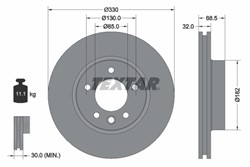 Bremžu disks TEXTAR 92121605 (pārdošanas vienība - 1 gab.)_2