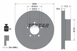 Bremžu disks TEXTAR 92122605 (pārdošanas vienība - 1 gab.)_2