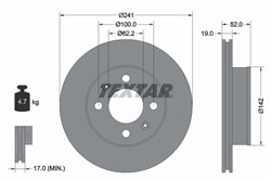 Bremžu disks TEXTAR 92128503 (pārdošanas vienība - 1 gab.)_0