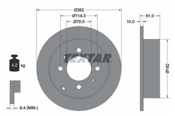 Bremžu disks TEXTAR 92130900 (pārdošanas vienība - 1 gab.)_2